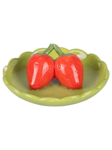 Villa d´Este Spodek "Fruit Life" w kolorze zielono-czerwonym - Ø 11,2 cm