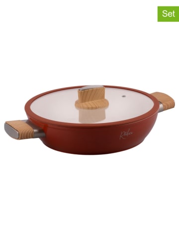 Villa d´Este 2-częściowy zestaw "Radici" w kolorze pomarańczowym - Ø 28 cm