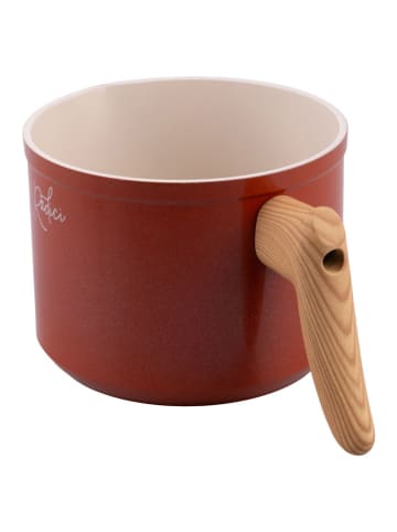 Villa d´Este Garnek "Radici" w kolorze pomarańczowym na mleko - Ø 14 cm