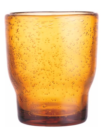 Villa d´Este 6-delige set: waterglazen "Unico" geel - 325 ml