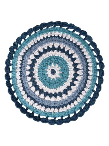 Villa d´Este Placemat "Shades Of Ocean" blauw/turquoise - Ø 38 cm