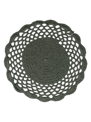 Villa d´Este Placemat "Crochet" groen - Ø 38 cm
