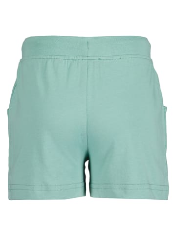 Blue Seven Szorty dresowe w kolorze zielonym