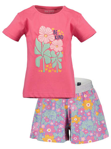 Blue Seven 2tlg. Outfit in Pink/ Lila
