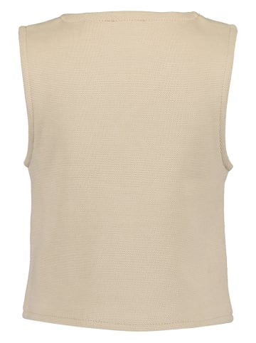 Blue Seven Weste in Beige