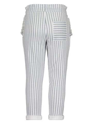Blue Seven Broek grijs/wit