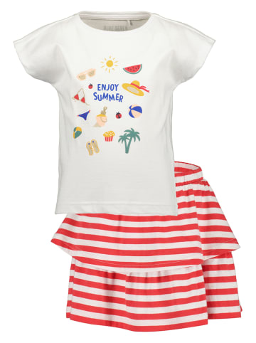 Blue Seven Outfit wit/rood