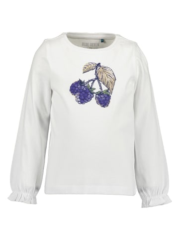 Blue Seven Longsleeve in Weiß