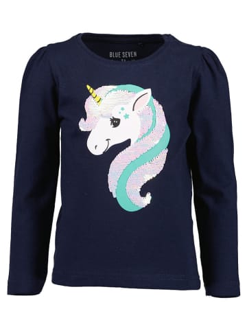Blue Seven Longsleeve donkerblauw