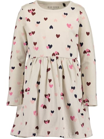 Blue Seven 2-delige set: jurken donkerblauw/beige