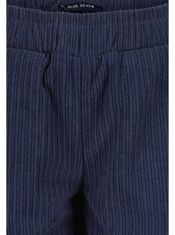 Blue Seven Spodnie sztruksowe w kolorze granatowym