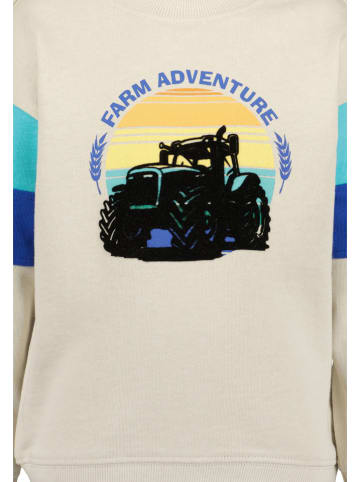 Blue Seven Sweatshirt Creme/ Blau