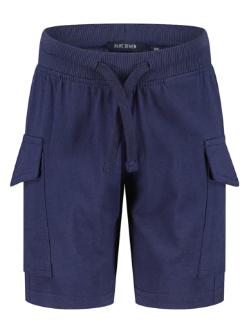 Blue Seven Cargosweatshort donkerblauw