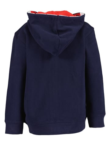 Blue Seven Bluza w kolorze granatowo-czerwonym