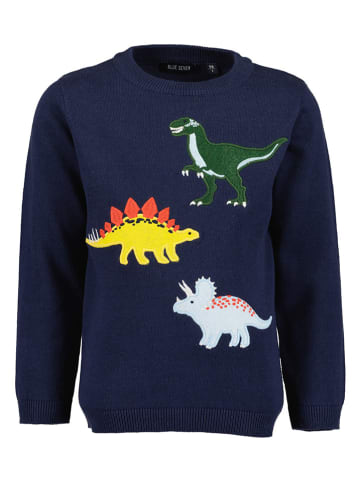 Blue Seven Sweter w kolorze granatowym
