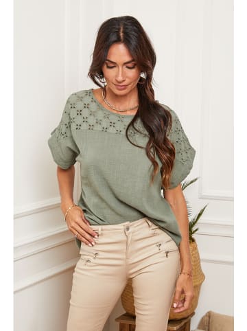 Fleur de Lin Koszulka "Lutarce" w kolorze khaki