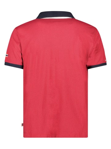Geographical Norway Koszulka polo "Kingdom" w kolorze czerwonym