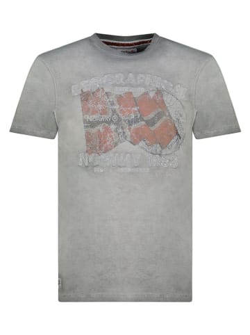 Geographical Norway Shirt "Japoral" in Grau