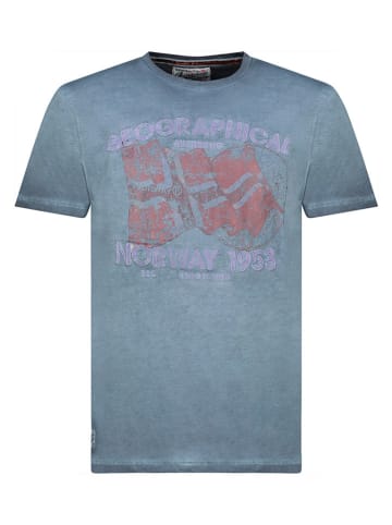 Geographical Norway Shirt "Japoral" blauw