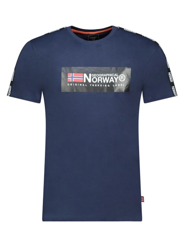 Geographical Norway Shirt "Jathlete" donkerblauw