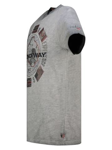 Geographical Norway Shirt "Jirkel" in Grau