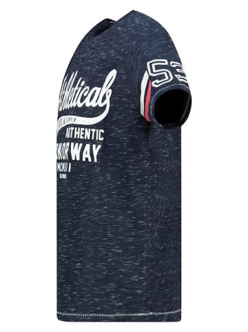 Geographical Norway Shirt "Jortlab" in Dunkelblau
