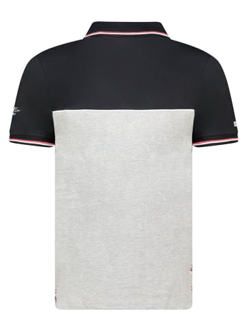 Geographical Norway Poloshirt "Ketora" in Grau/ Schwarz