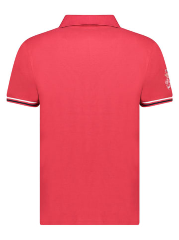 Geographical Norway Koszulka polo "Kidney" w kolorze czerwonym