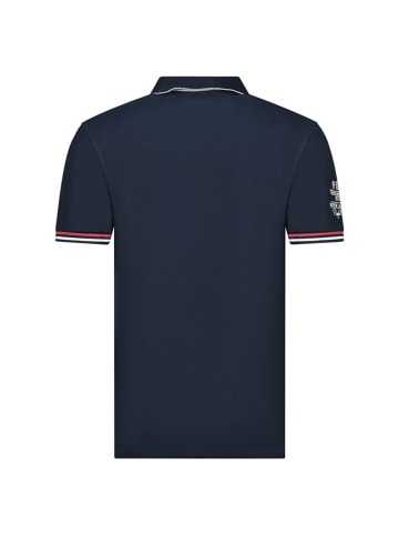 Geographical Norway Koszulka polo "Kidney" w kolorze granatowym