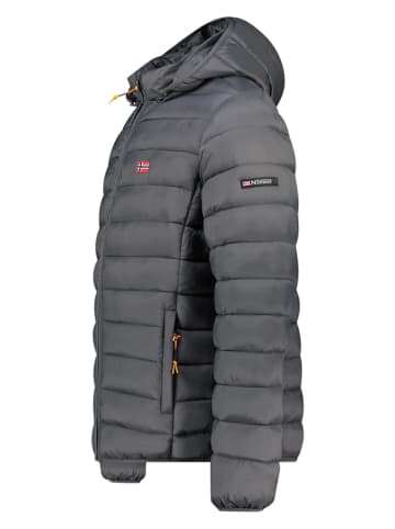 Geographical Norway Doorgestikte jas "Amigolor" grijs