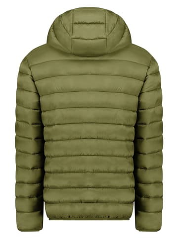 Geographical Norway Kurtka pikowana "Amigolor" w kolorze zielonym