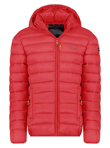 Geographical Norway Kurtka pikowana "Amigolor" w kolorze czerwonym