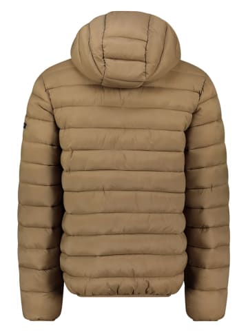 Geographical Norway Doorgestikte jas "Amigolor" lichtbruin/grijs