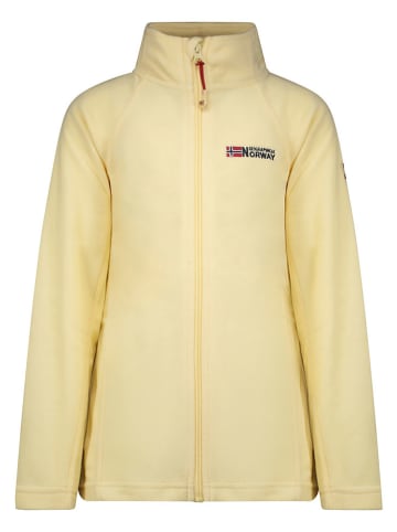 Geographical Norway Kurtka polarowa "Tug" w kolorze żółtym