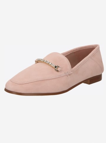 Aldo Skórzane mokasyny w kolorze jasnoróżowym