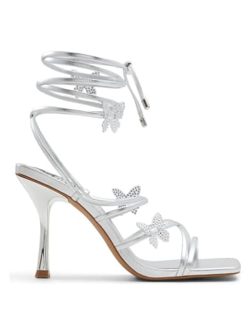 CALL IT SPRING Sandały w kolorze srebrnym na szpilce