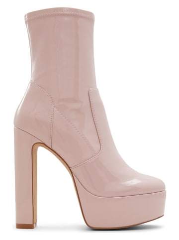 Aldo Botki w kolorze jasnoróżowym na obcasie