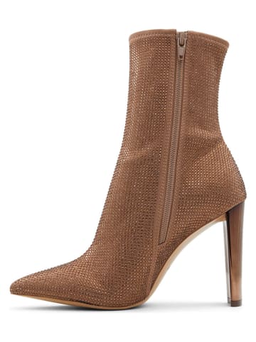 Aldo Botki w kolorze jasnobrązowym na obcasie