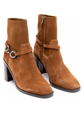 Aldo Leren boots lichtbruin