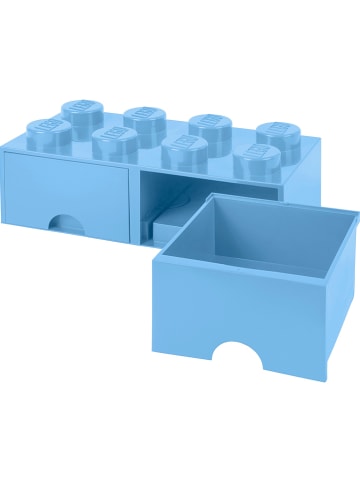 LEGO Pojemnik "Brick 8" w kolorze niebieskim z szufladami - 50 x 18 x 25 cm