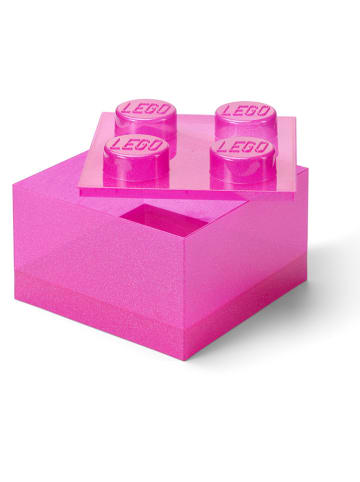 LEGO Opbergbox "Brick 4" roze - (B)25 x (H)18 x (D)25 cm
