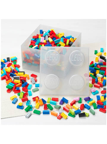 LEGO Opbergbox "Brick 4" wit - (B)25 x (H)18 x (D)25 cm