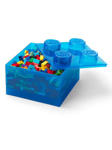 LEGO Opbergbox "Brick 4" blauw - (B)25 x (H)18 x (D)25 cm