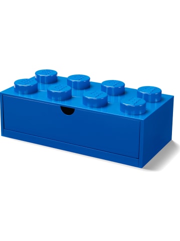 LEGO Schubladenbox "Brick 8" in Dunkelblau - (B)32 x (H)16 x (T)12 cm