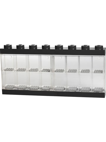 LEGO Vitrine voor figuren zwart - (B)38,2 x (H)18,4 x (D)4,7 cm