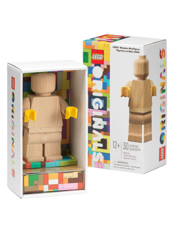 LEGO Drewniana figurka "Originals" w kolorze jasnobrązowym ze wzorem - 12+