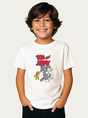 WOOOP Shirt "Tom and Jerry Cheese" in Weiß/ Bunt