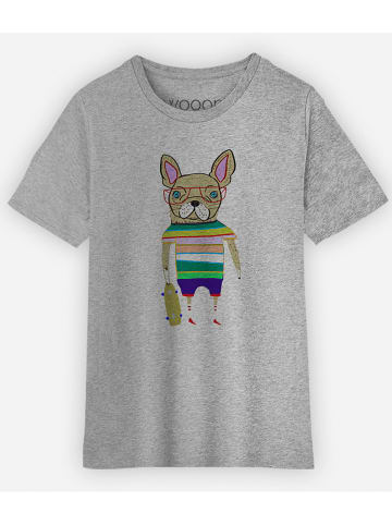 WOOOP Shirt in Grau