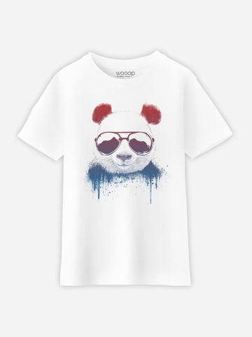 WOOOP Shirt "Stay Cool" in Weiß