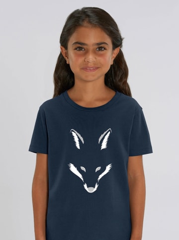 WOOOP Shirt "Foxy Shape" in Dunkelblau